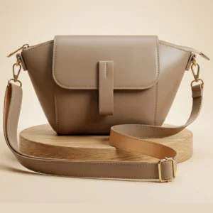 Elegant Skin Color Mini Flap Crossbody Bag for Women - StuffLo